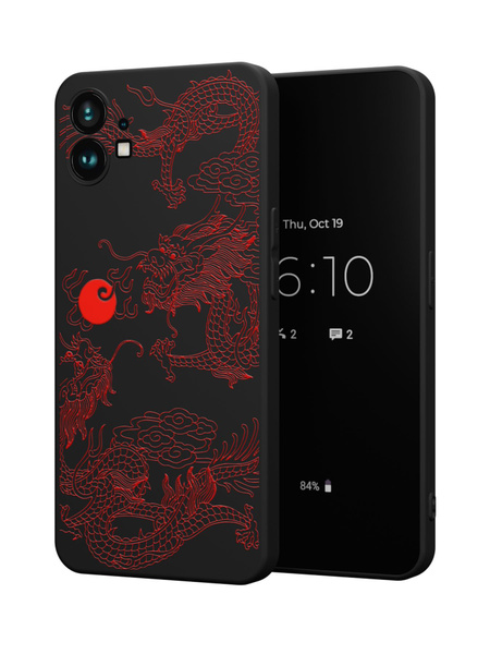Силиконовый чехол Mcover для Nothing Phone 1 (Насинг Фон 1), Японский ...