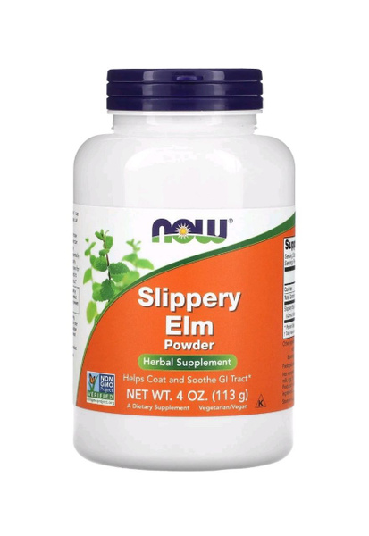 Now Foods Slippery Elm, Красный вяз, порошок - 113г (4унции) - купить с ...