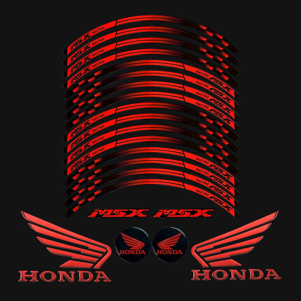 12"светоотражающая наклейка на колесо мотоцикла Honda MSX Grom 125 ...