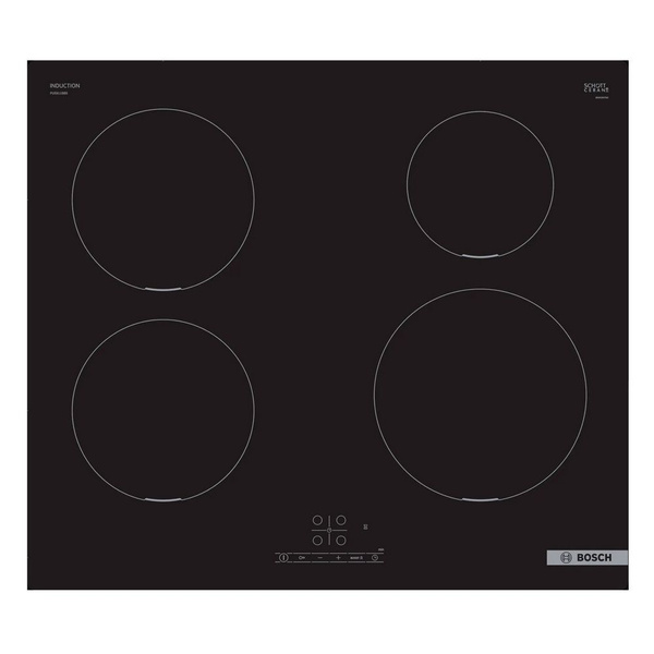 Варочная панель электрическая Bosch PUE611BB5E, индукционная на 4 ...
