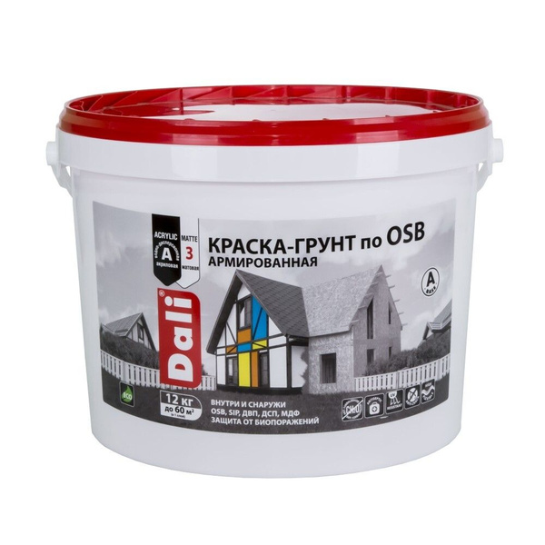 Краска DALI Краска-грунт армированная по OSB-плитам / Дали ...