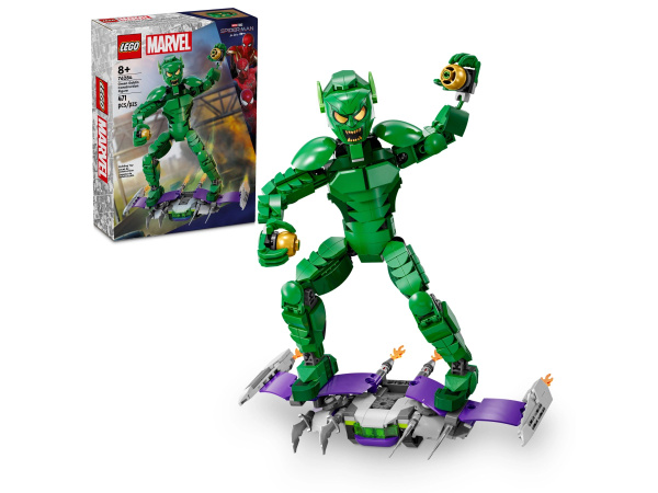 лего SuperHero серия, LEGO 76284 Строительная фигура Зеленого гоблина ...