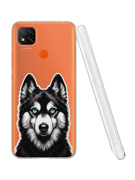 Силиконовый чехол Mcover для Redmi 9C (Редми 9С), husky - купить с ...