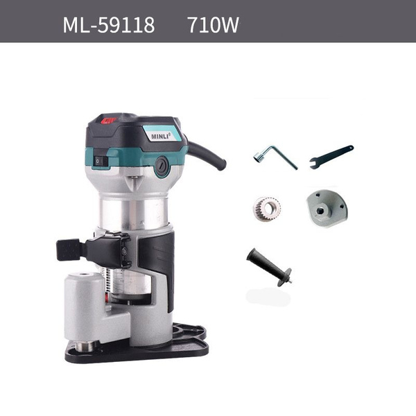 MINLI кромочный фрезер по дереву электрический 710W 709 - купить по ...