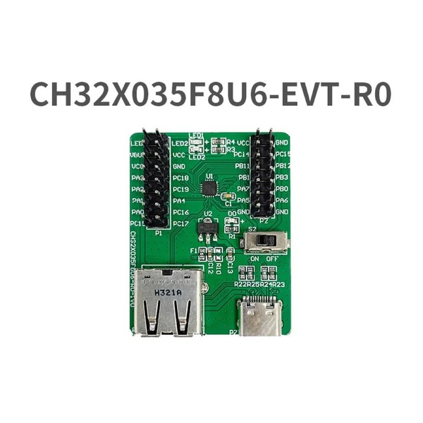 CH32X035 Плата разработки USB+USB PD 32-битный RISC-V MCU АЦП OPA CMP ...