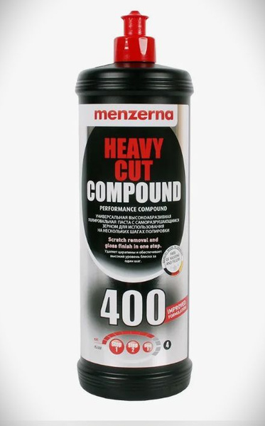 Характеристики Паста полировальная Menzerna HCC 400 1 кг универсальная ...