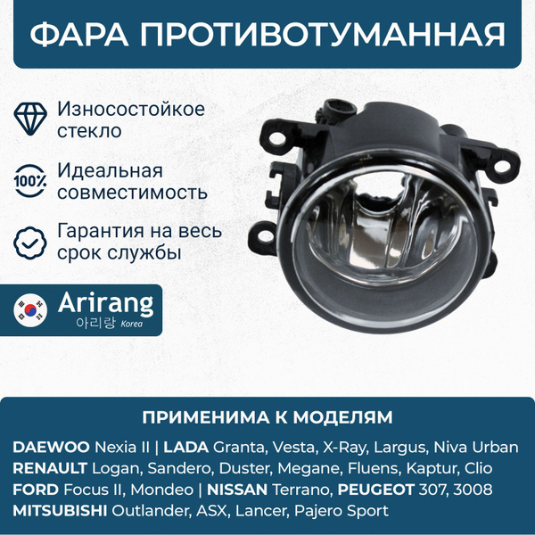 Вопросы и ответы о Фара противотуманная передняя для Daewoo Nexia N150 ...