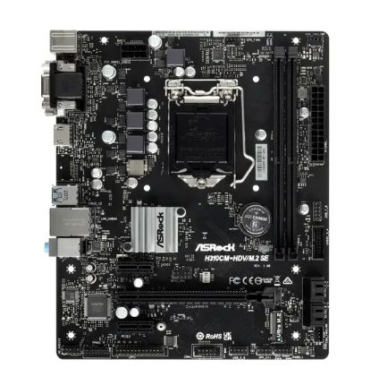 Материнская плата ASRock H310CM-HDV/M.2 SE (H310CM-HDV/M.2 SE) - LGA ...