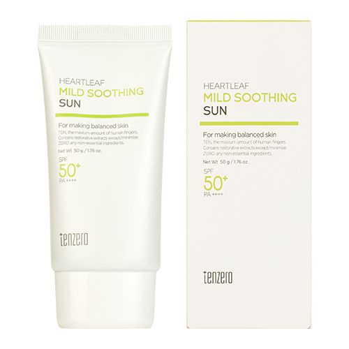TENZERO Успокаивающий солнцезащитный крем SPF 50+/PA+, 50г. - купить с ...