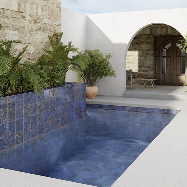 Плитка керамическая Mainzu Meraki 20x20 20 см x 20 см, синий - купить ...