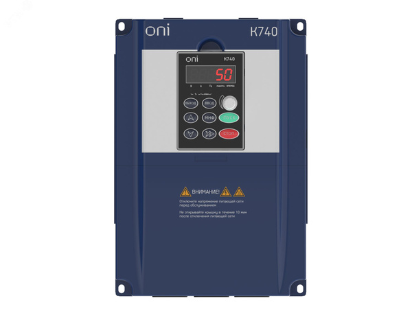 Преобразователь частоты ONI K740 380В 3Ф 5,5-7,5кВт 13-17А встроенный ...