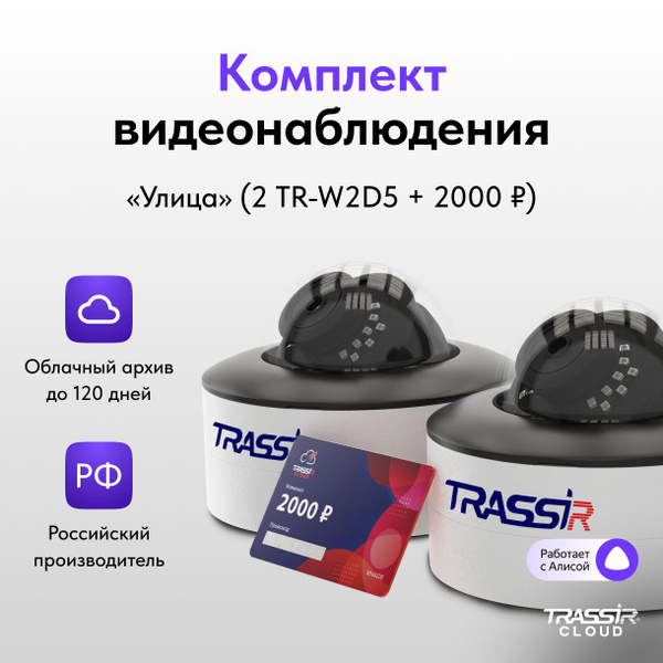 Камера видеонаблюдения TR-W2D5_set 1920×1080 Full HD - купить по низким ...