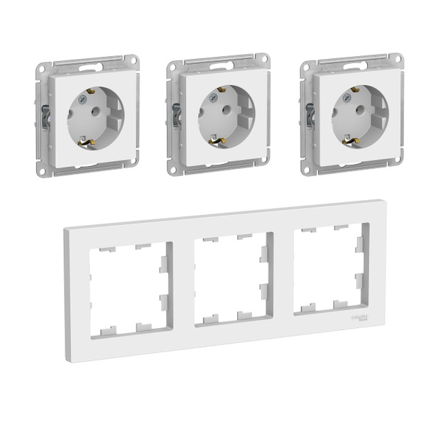 Systeme (Schneider) Electric ATLASDESIGN РОЗЕТКА с заземлением, 16А ...