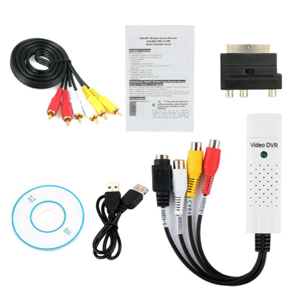 USB2.0 Преобразование VHS в DVD Адаптер карты аудио видео аудиозахвата ...