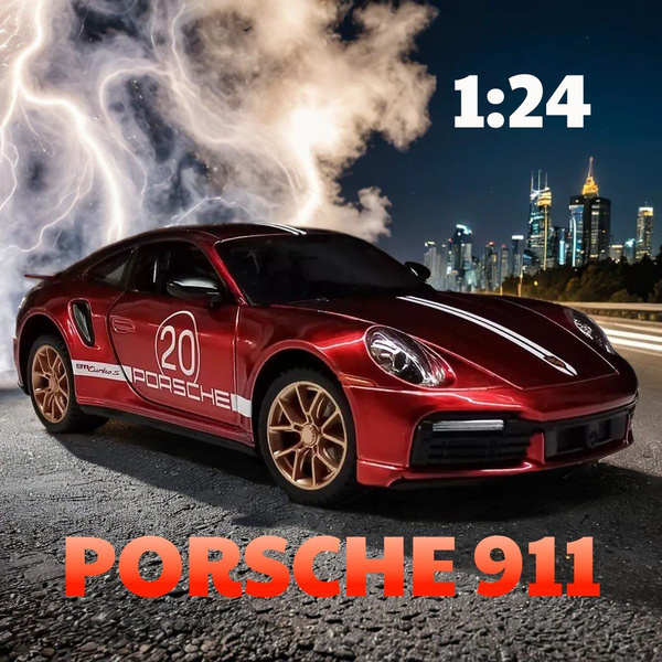 Машинка Porsche 911 Turbo S. Инерционная коллекционная модель Порше 911 ...