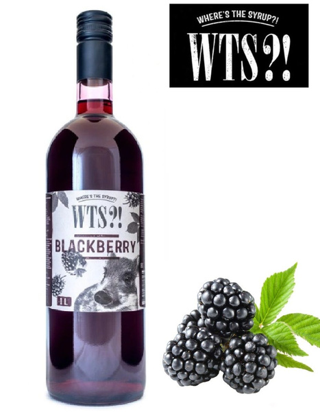 Сироп WTS?! WHERE'S THE SYRUP?! Ежевика для кофе, коктейлей, десертов ...