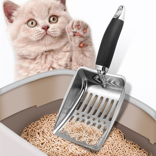 Совок для кошачьего туалета,Металлический совочек для кота и кошки ...