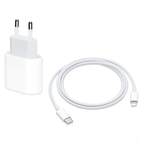 Адаптер питания Apple 20W USB-C + Кабель Apple USB-C to Lightning (1 m ...