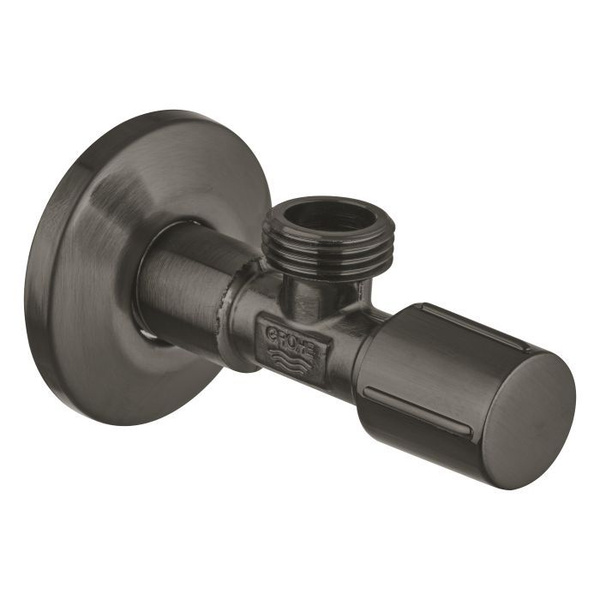 Угловой вентиль GROHE Angle Valves, 1/2 дюйма, темный графит, матовый ...