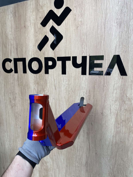 Дека для самоката Tech Team Provokator 49" синий/красный купить на OZON ...
