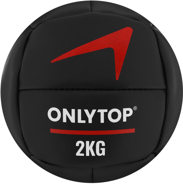 Мяч набивной медицинбол ONLYTOP, медбол для занятий фитнесом дома, в ...