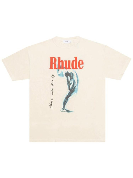 Футболка Rhude, размер 56, цвет черный - купить по выгодной цене в ...