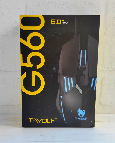 Игровая мышь проводная T-WOLF Мышь проводная игровая G560 Star Black ...
