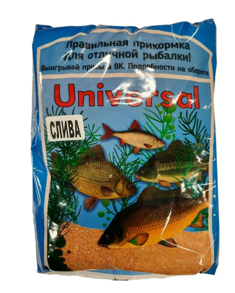 Прикормка Universal рыболовная "Слива" 700г. - купить с доставкой по ...