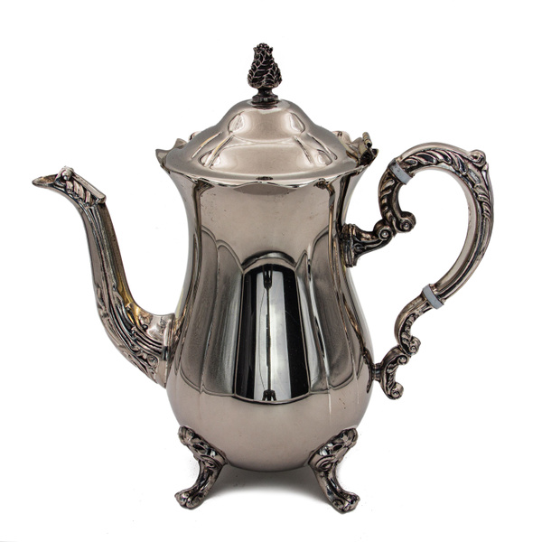 Чайник, 1890-е годы, Англия; латунь, серебрение; 1 л. купить по низким ...