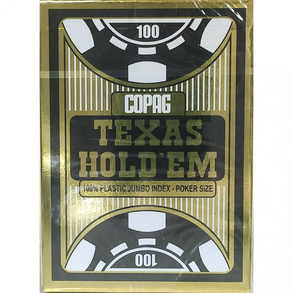 Modiano "TEXAS POKER HOLD EM MARRONE" - Gioco Di 55 Carte In Plastica Al 100% - Formato Poker - 2 Indici Jumbo - Foto 3