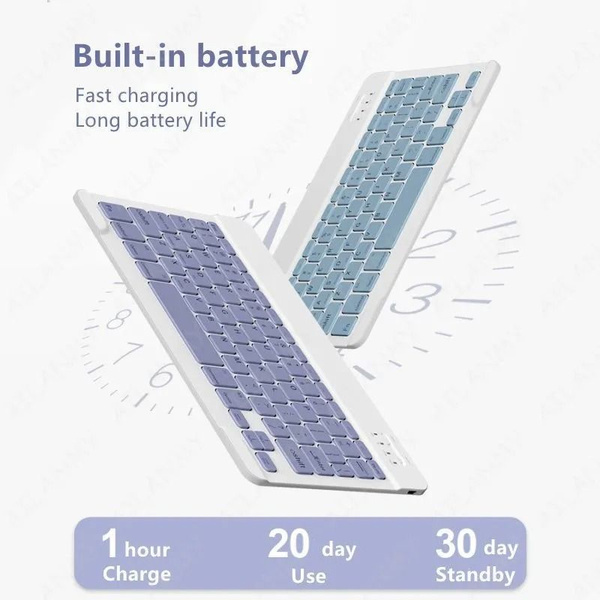 Чехол-клавиатура для Xiaomi Pad 6/Xiaomi Pad 6 Pro 11" с алфавитной ...