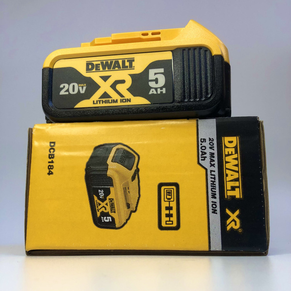 Аккумулятор DeWalt DCB184 20V 5 AH - купить с доставкой по выгодным ...