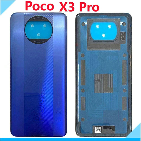 Задняя крышка для телефона Xiaomi Poco X3 NFC, серый - купить в интернет-магазин