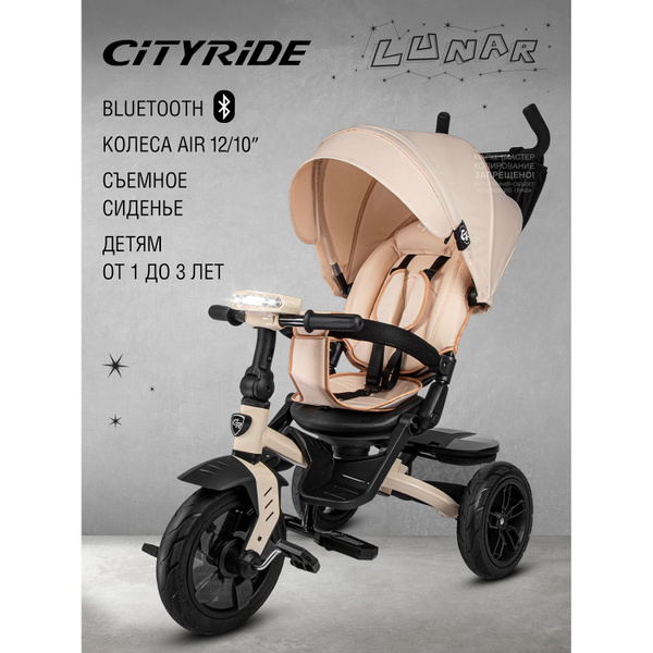 Велосипед трехколесный детский CITYRIDE LUNAR 2.0 купить на OZON по ...