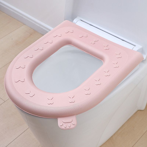 Моющийся чехол для сиденья унитаза, теплая наклейка покрытие для ободка ...