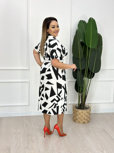 Платье летнее льняное больших размеров Туризм, Женский, Лето, размер 52 ...