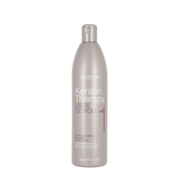 Alfaparf Milano Keratin Therapy Lisse Design DEEP CLEANSING SHAMPOO ...
