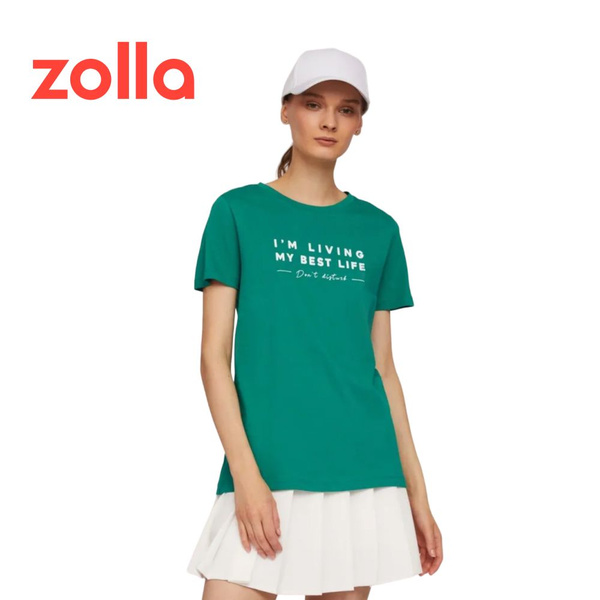 Футболка Zolla, размер 54, цвет зеленый, 100% Хлопок - купить по ...