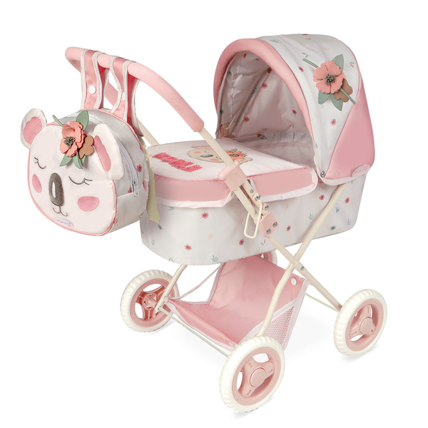 Коляска для кукол люлька с сумкой DeCuevas Toys, высота ручки 60 см ...