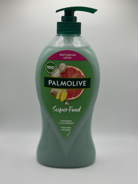 Palmolive SuperFood/Гель-крем для душа Грейпфрут и сок Имбиря 750 мл ...