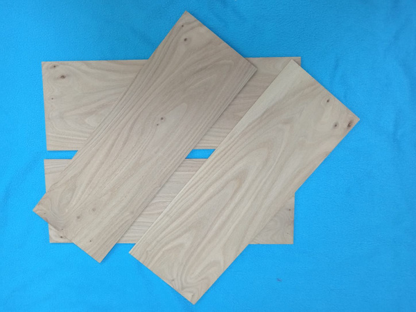 Шпон карагача пиленный. 4шт. Размеры 420х147х3мм. - купить с доставкой ...