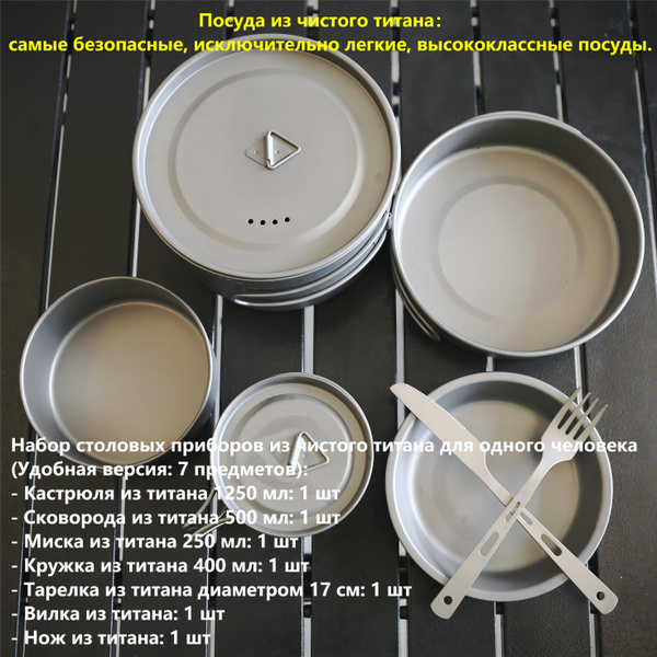 Набор походной посуды комфортная версия, на 1 персону - купить с ...