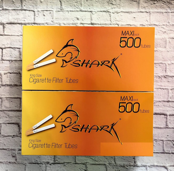 Сигаретные гильзы Shark 1000 штук - купить с доставкой по выгодным ...