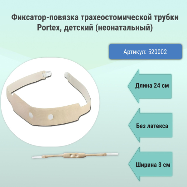 Фиксатор-повязка трахеостомической трубки Portex (Портекс) 520002 ...