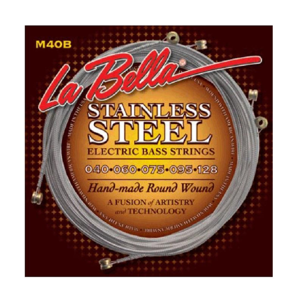 La Bella M40-b Stainless Extra Light 5-string 40-128 - струны для 5 ...