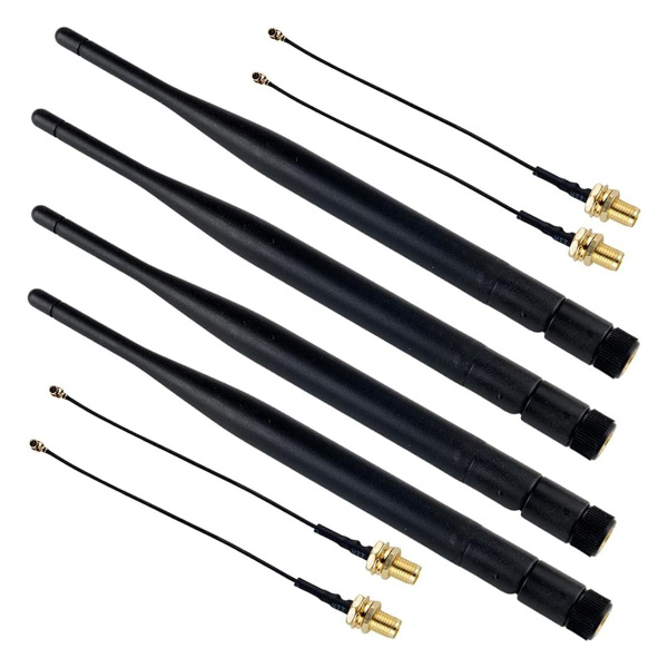 Антенна LoRa 915 МГц 5 дБи SMA Male 195 мм + кабель IPEX-Female для ...