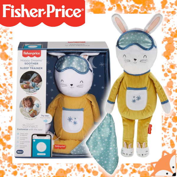 Интерактивный музыкальный Зайчик для сна для малышей Fisher Price Hoppy ...