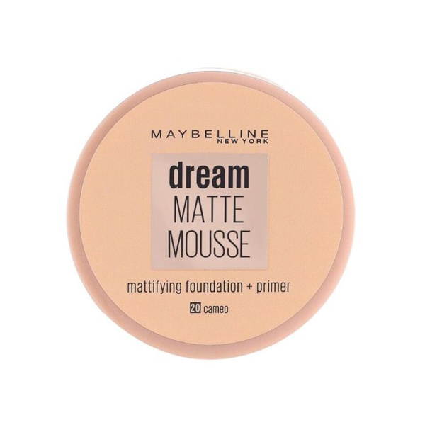 Maybelline New York тональный крем-мусс Dream Matte Mousse, тон №020 ...