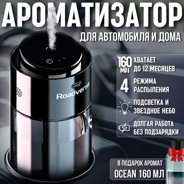Ароматизатор для автомобиля, ароматизатор в машину ультразвуковой с ...