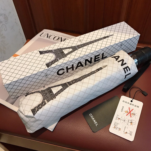 Зонт Chanel, 3 сложения, белый купить по низкой цене в интернет ...